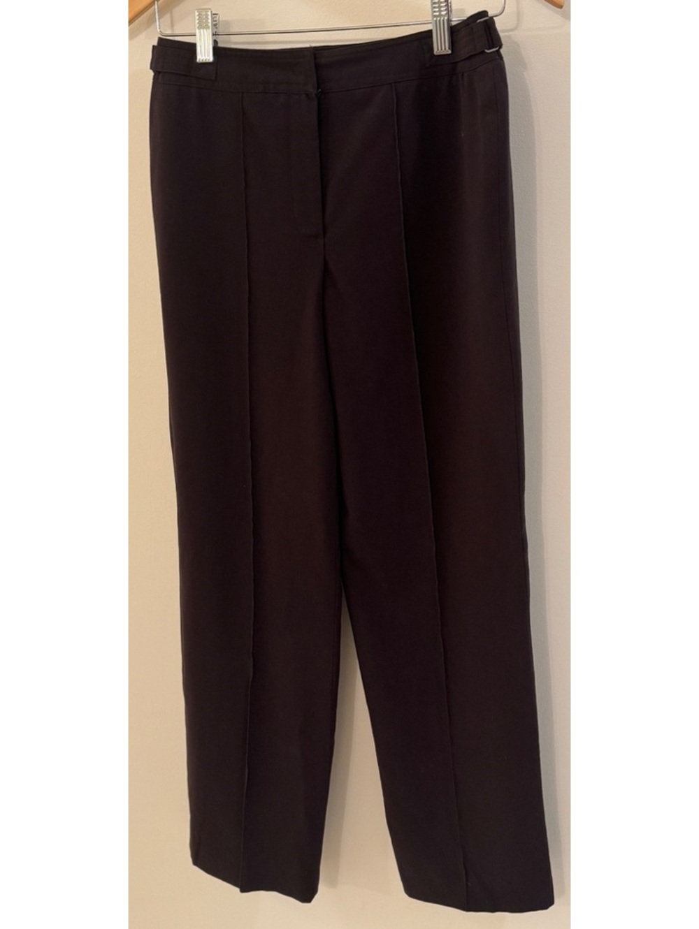 Larry Levine Petite Stretch Black Dress Pants Size 6P